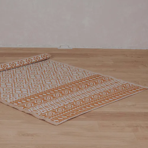 Tapis extérieur orange #1