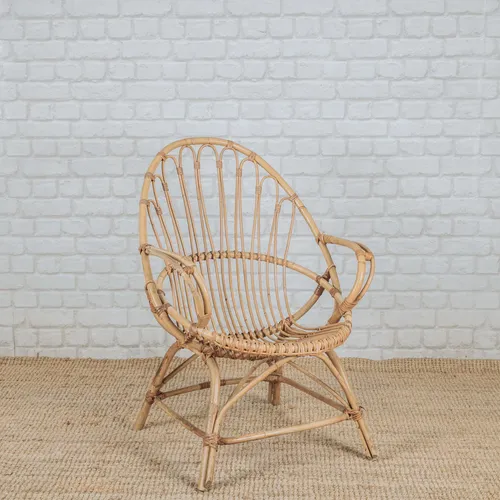Fauteuil en rotin Justin