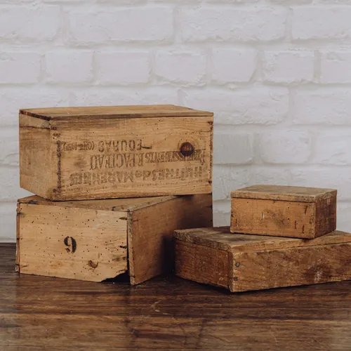 Caisse en bois taille S