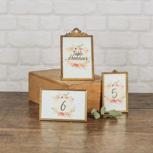 Cadre vintage laiton PM