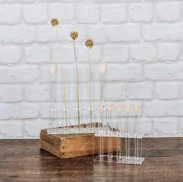 Tube à essai avec support plexi