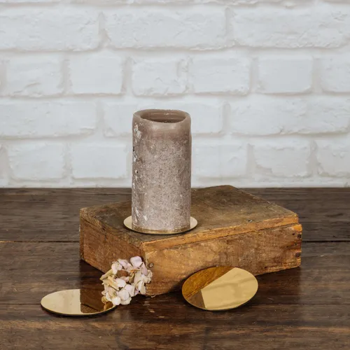 Coupelle miroir doré