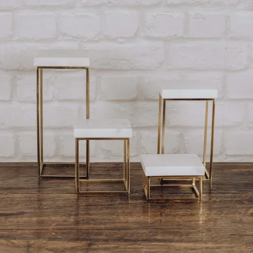 Réhausse marbre et laiton