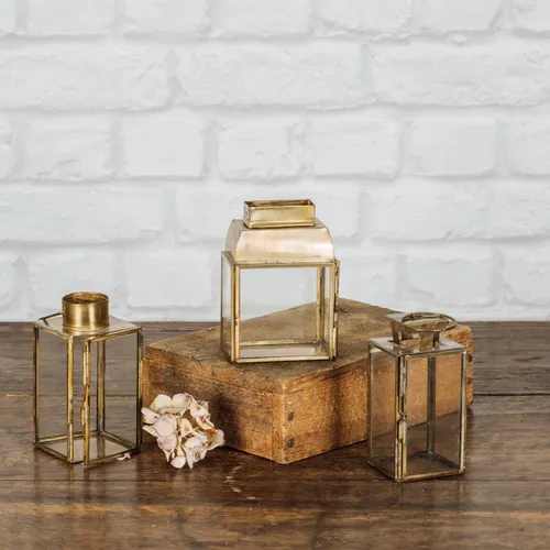 Mini lanterne laiton