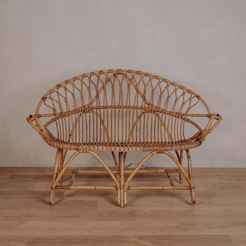 Banquette en rotin Justin