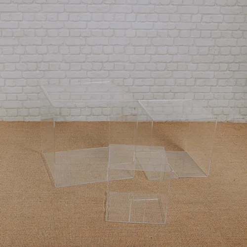 Cube en plexiglas