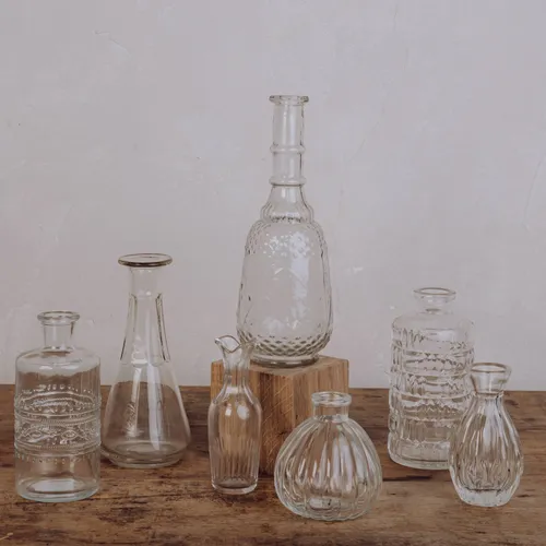 Flacons en verre divers