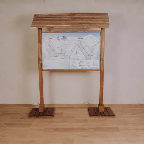 Panneau plan des pistes