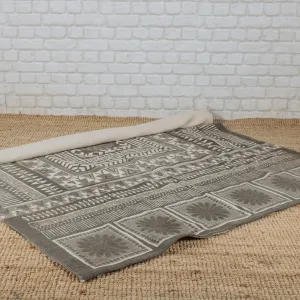 Tapis Kilim Gris #1