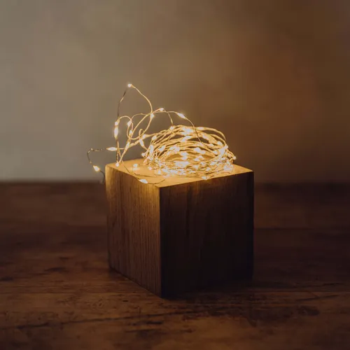 Guirlande micro led sur fil métal