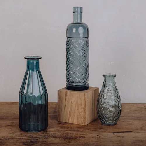 Flacons bleus divers