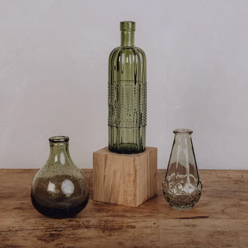 Flacons verts divers