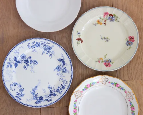 Petites assiettes vintage