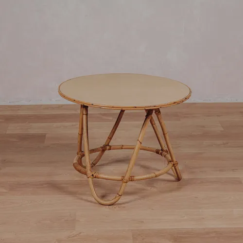Table basse rotin - ronde - modèles divers