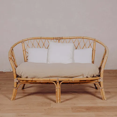 Banquette en rotin Mathurin