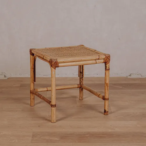 Table basse rotin - carré - modèles divers