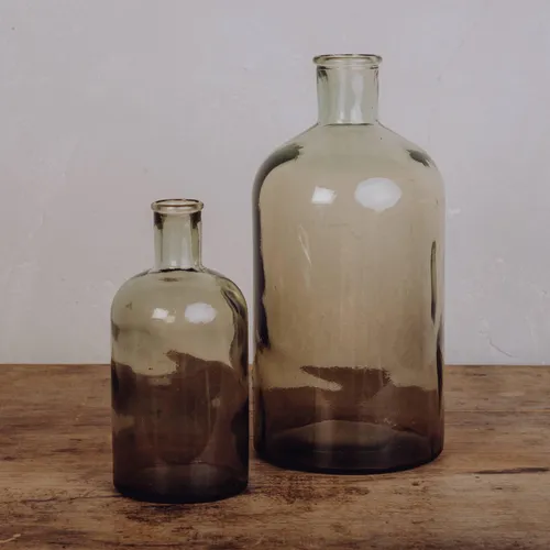 Fiole d'apothicaire vert de gris