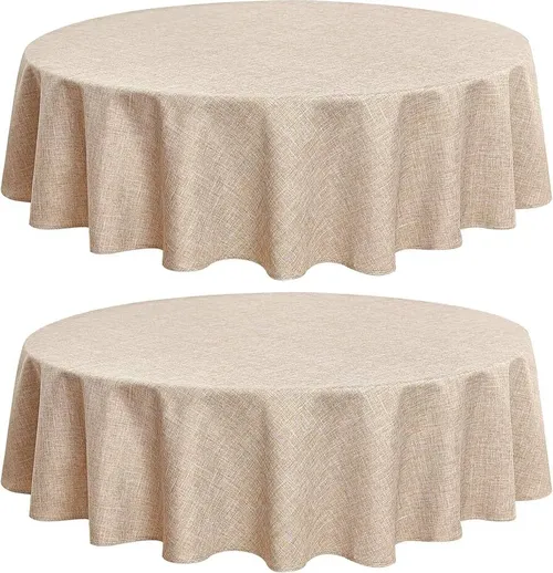 beige 60' roundtablecloths
