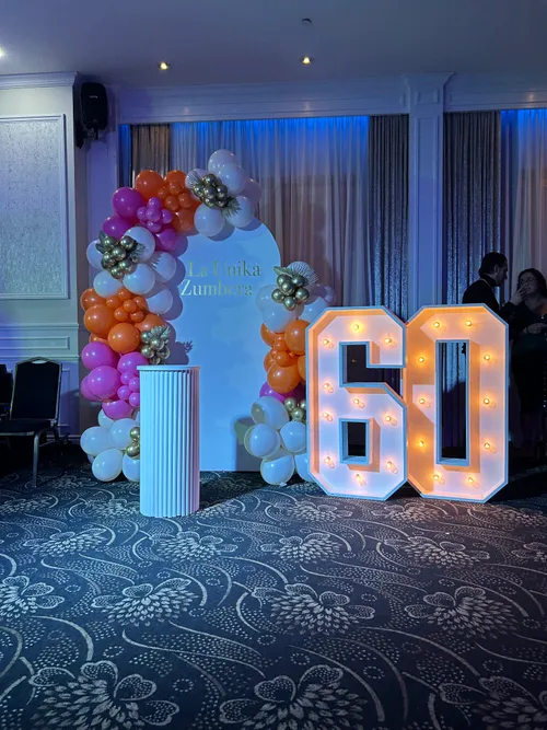 Chiffres Illuminées 60