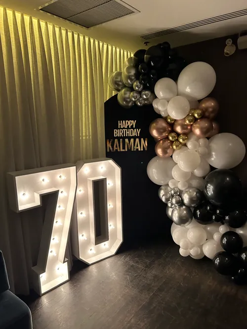 Chiffres Illuminées 70