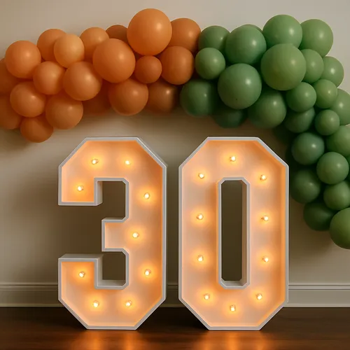 Chiffres Illuminées 30