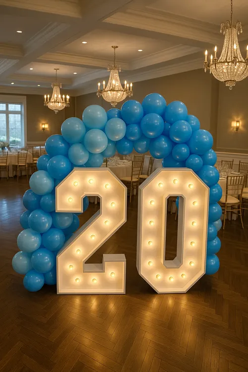 Chiffres Illuminées 20