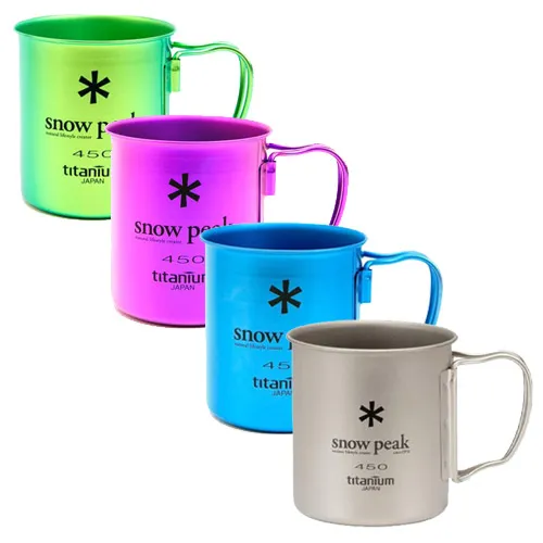 Titanium 450ml Single Wall Mug by Snow Peak