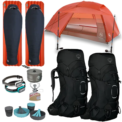 2-Person Backpacking Kit - Men's