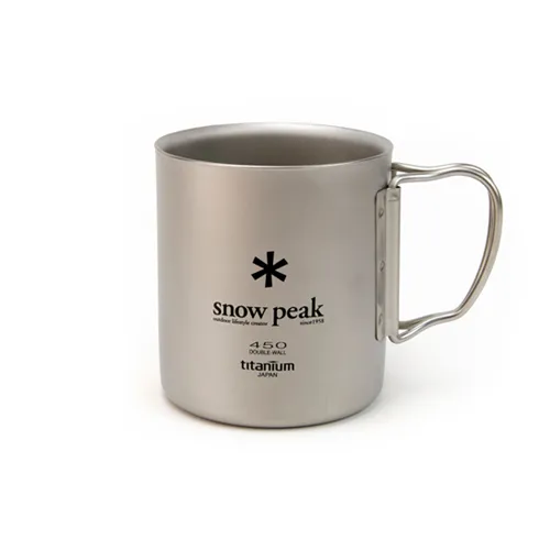 Titanium 450ml Double Wall Mug by Snow Peak