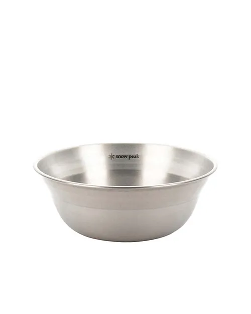 Snow Peak Tableware Bowl Medium - Stainless Steel