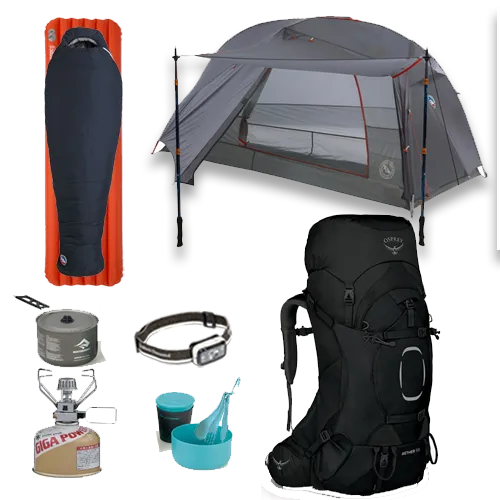 1-Person Backpacking Kit - Men's