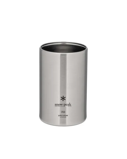Snow Peak Shimo 350mL 12oz Can Cooler- Vacuum Insulated Stainless Steel