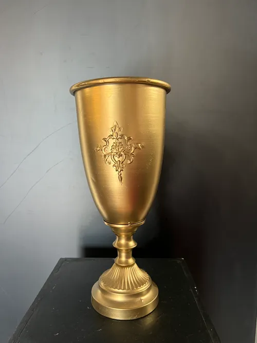 Goblet Gold 15in - Metal 