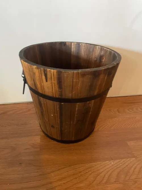 Wooden Bucket -