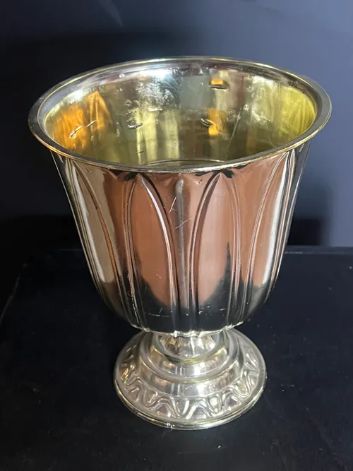 Plastic floral Goblet
