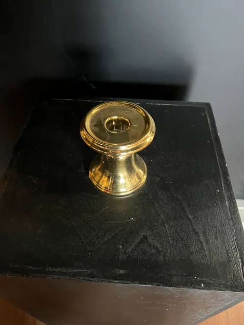 4in Gold Candle Holder
