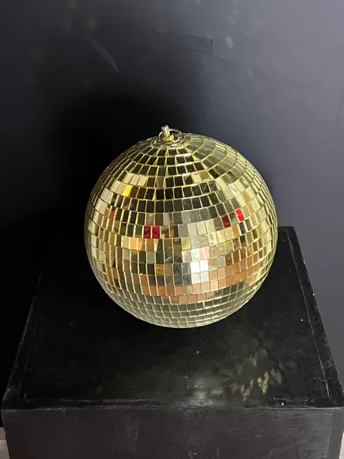Disco Ball gold 