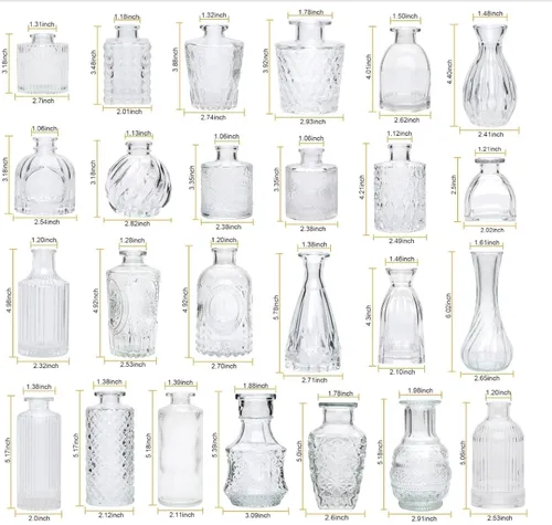 Bud Vases set 16