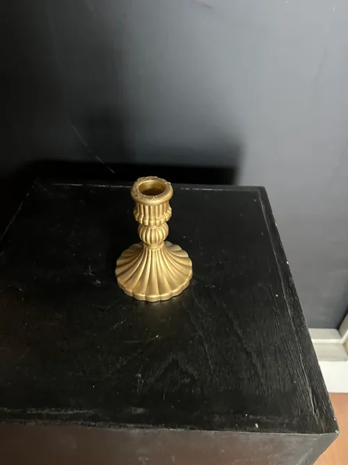 3in Gold Candle holder