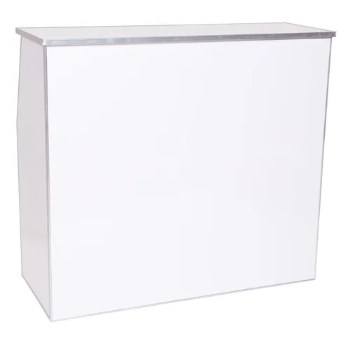 White Portable Bar