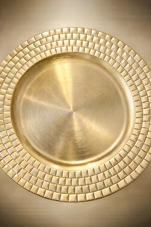 Charger Gold- Mosaic