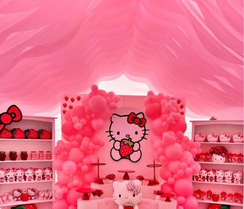 20x30 Economy Tent- Pink Wavy Draping 