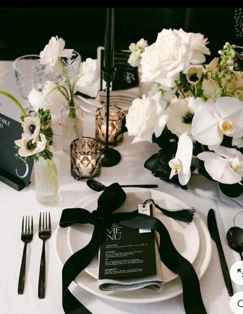 Black Candle Holder-set 3