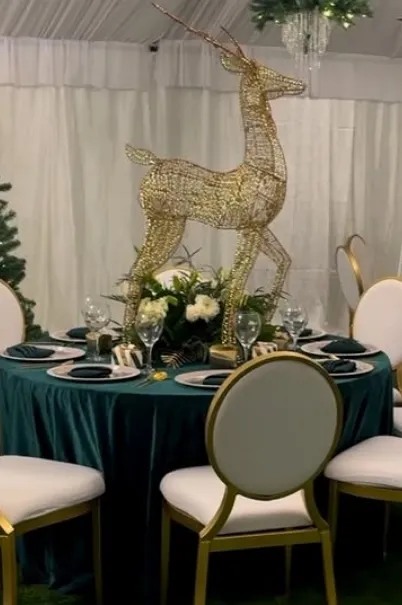 Gold Reindeer