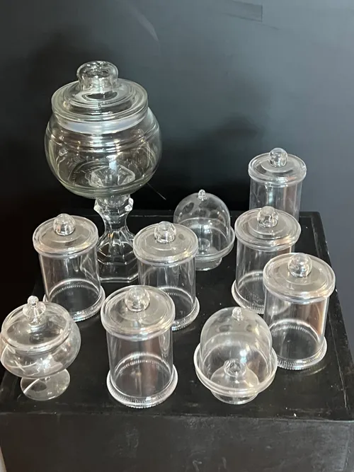 Candy Acrylic display Jars-set 16