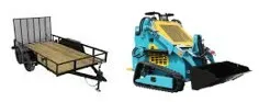 Trailer 12x6 - Mini Skid Steer Combo