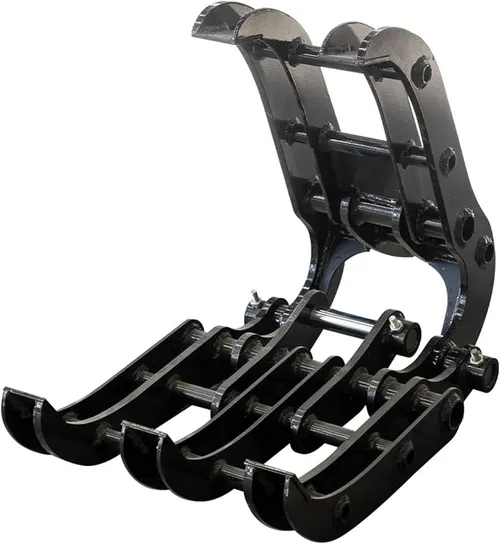 Mini Excavator Log Grabber