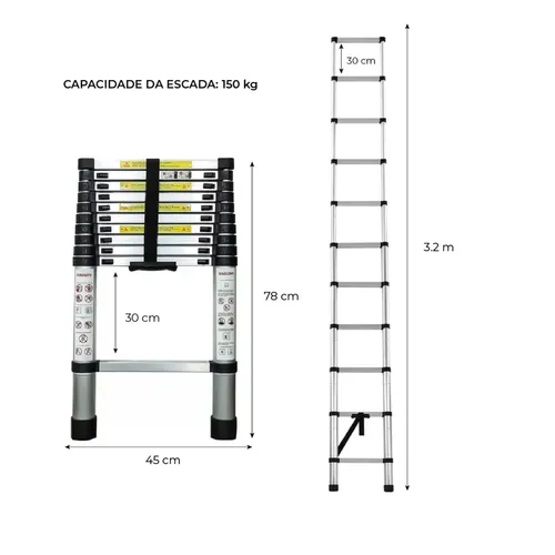 Escalera telescópica