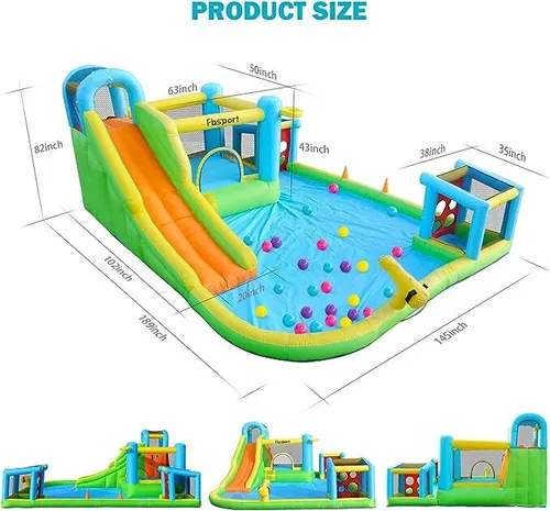 Kid's Inflatable 9 in 1 Combo