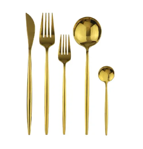 Gold Flatware